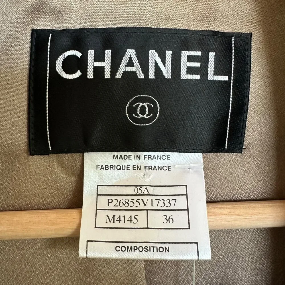 Chanel Autumn 2005 Pink & Brown Tweed Jacket - Picture 6 of 6